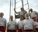 Image extraite du clip  Santiano  des Marins d'Iroise, juin 2011.