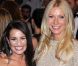 Lea Michele aux côtés de Gwyneth Paltrow, apparue plusieurs fois en guest star dans  Glee , lors d'un gala à New York le 2 mai 2011.