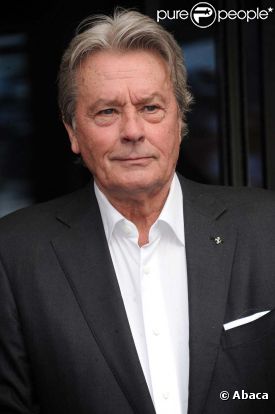 Alain Delon à Paris, le 14 juin 2011.