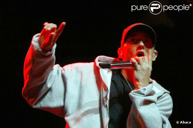 Eminem, à Detroit, le 19 mai 2009. 