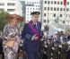 Le roi Albert de Belgique, la reine Paola et la reine Fabiola à la cathédrale Saints Michel-et-Gudule le 21 juillet 2011 pour les Te Deum de la Fête nationale.