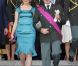La princesse Mathilde et le prince Philippe de Belgique assistaient à la messe de la Fête Nationale, le 21 juillet 2011 au matin, à Louvain.