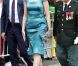 La princesse Mathilde et le prince Philippe de Belgique assistaient à la messe de la Fête Nationale, le 21 juillet 2011 au matin, à Louvain.