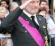 La princesse Mathilde et le prince Philippe de Belgique assistaient à la messe de la Fête Nationale, le 21 juillet 2011 au matin, à Louvain.