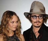 Vanessa Paradis et Johnny Depp, à Cannes, le 18 mai 2010.<br />