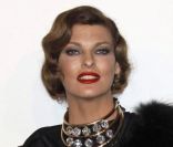 Linda Evangelista à Milan, le 28 septembre 2009. 