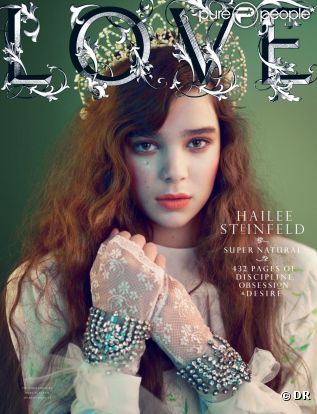 Hailee Steinfeld en couverture de Love Magazine