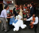 Jennifer Lopez a désormais sa poupée de cire au célèbre musée Madame Tussauds à New York le 2 août 2011