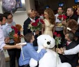 Jennifer Lopez a désormais sa poupée de cire au célèbre musée Madame Tussauds à New York le 2 août 2011