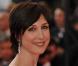 Elsa Zylberstein fait une entrée remarquée sur le tapis rouge à Cannes, le 14/05/08