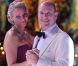 Albert II de Monaco et sa douce Charlene assistent au 63e Bal de la Croix-Rouge monégasque, le 5 août 2011.