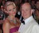 Albert de Monaco et Charlene lors du 63e gala de la Croix-Rouge monégasque, le vendredi 5 août 2011.