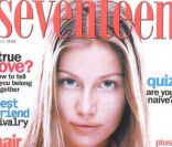 A 17 ans, Laetitia Casta réalisait ses premières couv\'. La voici pour Seventeen en avril 1996.<br />