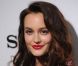 L'actrice Leighton Meester arbore un rouge à lèvres clinquant à Los Angeles, le 14 décembre 2010.