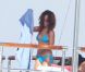 Rihanna, le 23 août, à Saint-Tropez sur un yacht avec des amis   