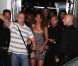 Rihanna arrive au Vip Room aux côtés de Jean-Roch à Saint-Tropez le 22 août 2011