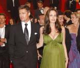 Brad Pitt et Angelina Jolie. La bonne humeur était au rendez-vous pour l'after party de Kung-Fu Panda