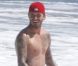 David Beckham à la plage à Malibu avec ses fils Brooklyn, Romeo et Cruz, le 27 août 2011