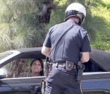 Vanessa Hudgens est arrêtée par la police et écope d'une amende, mercredi 24 août 2011 à Los Angeles.