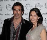 Adeline Blondieau et son compagnon Laurent Hubert<br />