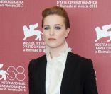Evan Rachel Wood lors du festival de Venise le 31 août 2011, pour le photocall des Marches du pouvoir 