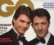 Tom Cruise et Dustin Hoffman posent ensemble pour GQ. Décembre 1988.
