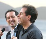 Jerry Seinfeld et Gad Elmaleh défendent  Bee Movie  sur le plateau du  Grand journal , à Cannes, le 16 mai 2007. 