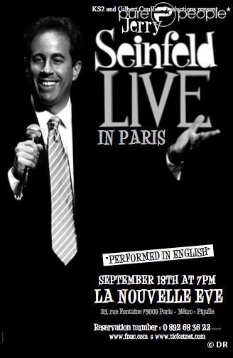 Jerry Seinfeld à Paris, oui mais quand ?