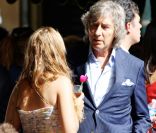 Laurence Ronson au mariage de son fils Mark Ronson et Joséphine de la Baume, à Aix-en-Provence le 2 septembre 2011