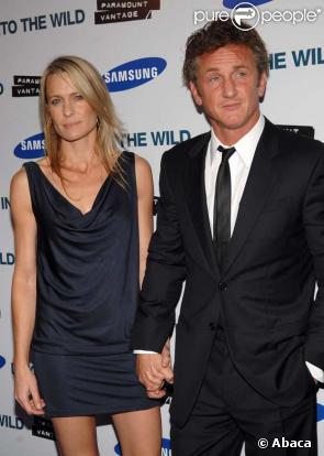 Sean Penn et Robin Wright