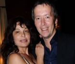 Isabelle Mergault et Jean-Luc Lemoine lors de la soirée d'anniversaire d'Adriana Karembeu et de son agent Partick Goavec, au Berkeley, Paris 8ème, lundi 12 septembre 2011