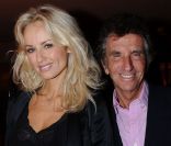 Adriana Karembeu et Jack Lang lors de la soirée d'anniversaire d'Adriana Karembeu et de son agent Partick Goavec, au Berkeley, Paris 8ème, lundi 12 septembre 2011