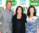 Fran Drescher, Rosie O'Donnell et Peter Marc Jacobson lors de la soirée organisée par Rosie O'Donnell en faveur de son association Theatre for Kids, à New York le 19 septembre 2011