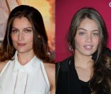Laetitia Casta et sa soeur Marie-Ange (Photomontage)