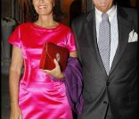 Manuel et Catherine Canovas lors du dîner organisé au Musée Rodin à l'occasion de la journée de l'Azerbaïdjan. Paris, le 15 septembre 2011.