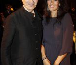 Philippe Douste-Blazy et Delphine de Turckheim lors du dîner organisé au Musée Rodin à l'occasion de la journée de l'Azerbaïdjan. Paris, le 15 septembre 2011.