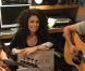 Sophie Delila en studio avec Jack Savoretti et We Were Evergreen, 2011.