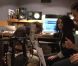 Sophie Delila en studio avec Jack Savoretti et We Were Evergreen, 2011.