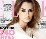 L\'actrice Penélope Cruz, en Une du magazine Elle de septembre 2010.<br />