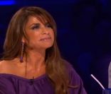 Paula Abdul sous le charme de Rachel Crow (13 ans) dans l\'émission <em>X Factor </em>dont le premier épisode a été diffusé sur la FOX, le 21 septembre 2011.