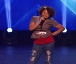 Rachel Crow, 13 ans, passe l\'audition de l\'émission <em>X Factor </em>dont le premier épisode a été diffusé sur la FOX, le 21 septembre 2011.