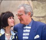 Georges Fillioud et Danièle Evenou en avril 1993