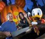 Jean-Pierre Pernaut et Nathalie Marquay pour Disneyland Paris.