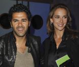 Jamel Debbouze et Melissa Theuriau, en juin 2010, lors de la soirée de la Fondation pour la Culture et la Diversité.<br />