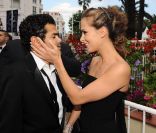 Jamel Debbouze et Melissa Theuriau tendres en mai 2010.<br />