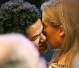 Jamel Debbouze et Melissa Theuriau : des sourires qui en disent long en juin 2008 à Paris<br />