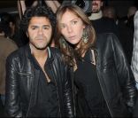 Jamel et Melissa à l\'inauguration du café-théâtre du Jamel Comedy Club en 2008.