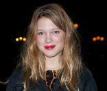 Léa Seydoux lors de la soirée Kate Moss for Fred à Paris le 4 octobre 2011 