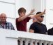 Justin Bieber à Rio de Janeiro au Brésil, le 4 octobre 2011, face à son public