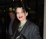 Juliette Binoche à la première de Cabaret au Théâtre de Marigny à Paris, le 6 octobre 2011.